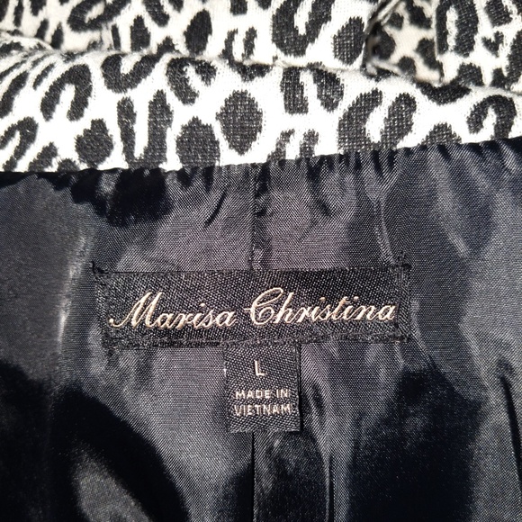 Marisa Christina Large Leopard Print Jacket Large - Picture 6 of 8